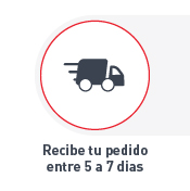 Recibe tu pedido entre 5 a 7 días